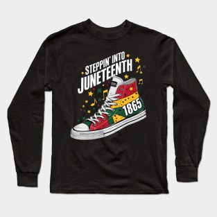 Steppin into juneteenth 2024 Long Sleeve T-Shirt